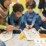 تعامل مادر و کودک در کارگاه بازی کافه کودک درنا در لاهیجان