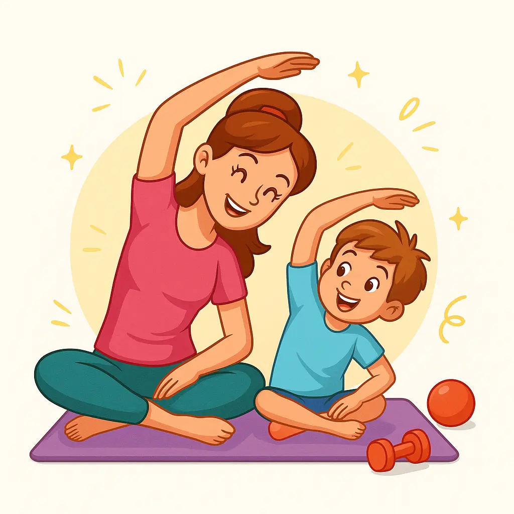 کارگاه ورزش مادر و کودک